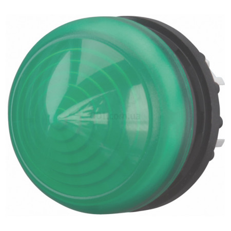 Головка світлосигнальної лампи випукла зелена M22-LH-G, Eaton (216780) фото