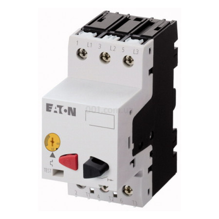 Автоматичний вимикач захисту двигуна PKZM01-10 Ir=6,3...10А, Eaton (Moeller) (278484) фото