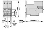 Реле електротеплове ZB32-32 Ir=24...32А для DILM17...38, Eaton (Moeller) зображення 3 (габаритні розміри)
