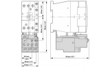 Реле електротепловое ZB32-32 Ir=24...32А для DILM17...38, Eaton (Moeller) изображение 5 (габаритные размеры)
