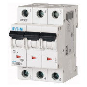 Автоматичний вимикач PL6-D40/3 3P 40 А х-ка D, Eaton (Moeller) міні-фото