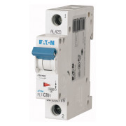 Автоматичний вимикач PL7-C20/1 1P 20 А х-ка C, Eaton (Moeller) міні-фото