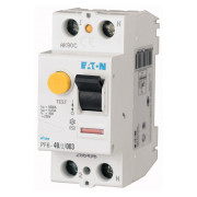 Пристрій захисного відключення (ПЗВ) PF6-40/2/003 2P 40 А 30 мА тип AC, Eaton (Moeller) міні-фото