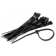 Хомут кабельний ECO 120×2 чорний (упаковка 100 шт.), ECOHOME міні-фото