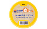 Изолента ECO 0,11×18 мм желтая 18 метров, ECOHOME изображение 3