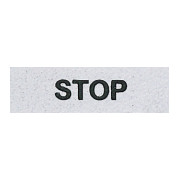 Табличка "STOP" 8мм, EMAS мини-фото