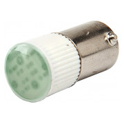 Лампа сменная LED Bа9s 220В зеленая, EMAS мини-фото