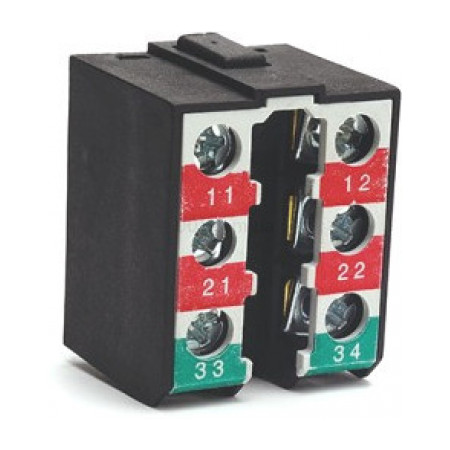 Блок контактный 1НО+2Н3 медленнодействующий для концевых выключателей, EMAS (LK20K25) фото