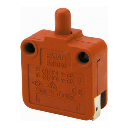 Міні-вимикач кнопковий миттєвої дії (1НВ) BS1, EMAS (BS1010) фото