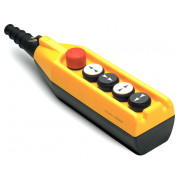 Пульт керування 4-кнопковий (2 швидкості) з кнопкою стоп d=30мм, EMAS міні-фото