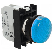 Світлосигнальна арматура із світлодіодом 12-30В AC/DC синя (серія B), EMAS міні-фото