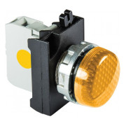 Светосигнальная арматура светодиодная 12-30В AC/DC (желтая) металл IP65 (серия CM), EMAS мини-фото