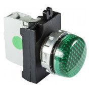 Світлосигнальна арматура світодіодна 12-30В AC/DC (зелена) метал IP65 (серія CM), EMAS міні-фото