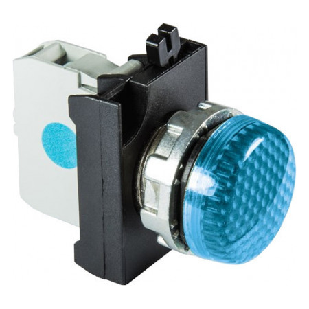 Светосигнальная арматура светодиодная 100-250В AC (синяя) металл IP65 (серия CM), EMAS (CM0M0XM) фото
