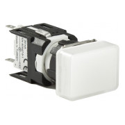 Світлосигнальна арматура LED 24V AC/DC прямокутна біла, EMAS міні-фото