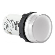 Світлосигнальна арматура моноблочна світлодіодна 24В біла (плоске скло), EMAS міні-фото