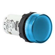 Світлосигнальна арматура моноблочна світлодіодна 24В синя (плоске скло), EMAS міні-фото
