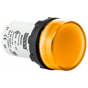 Світлосигнальна арматура моноблочна світлодіодна 24В жовта (плоске скло), EMAS міні-фото