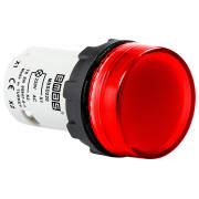 Світлосигнальна арматура моноблочна світлодіодна 220В червона (плоске скло), EMAS міні-фото