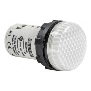 Світлосигнальна арматура моноблочна світлодіодна 24В біла (комірчасте скло), EMAS міні-фото