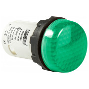 Світлосигнальна арматура моноблочна світлодіодна 220В зелена (комірчасте скло), EMAS міні-фото