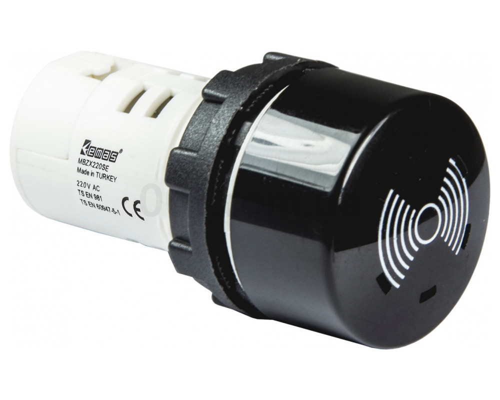 Зуммер моноблочный без световой индикации на 220V AC IP65 EMAS ...