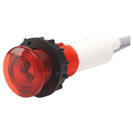 Светосигнальная арматура 10мм светодиодная лампа 220В красная (серия S), EMAS (S100LK) фото