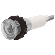 Світлосигнальна арматура 10мм неонова лампа 220В біла (серія S), EMAS міні-фото