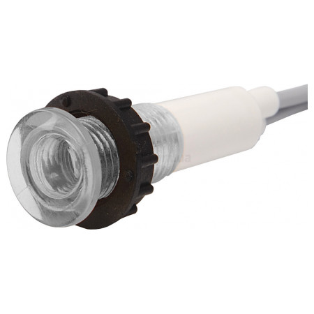 Світлосигнальна арматура 10мм неонова лампа 220В біла (серія S), EMAS (S100NB) фото