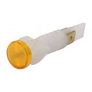 Світлосигнальна арматура 10мм неонова лампа 220В (монтаж без гайки) жовта (серія S), EMAS міні-фото