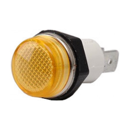 Світлосигнальна арматура 14мм з лампою 220В жовта (серія S), EMAS (S140NS) фото