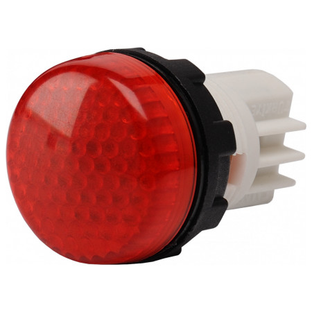 Світлосигнальна арматура 22мм із закритими затисками під гвинт лампа 220В червона (серія S), EMAS (S222NK) фото