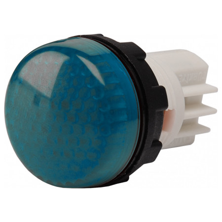 Світлосигнальна арматура 22мм із закритими затисками під гвинт лампа 220В синя (серія S), EMAS (S222NM) фото