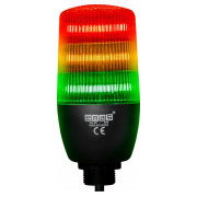 Колона світлова 3-рівнева (3 кольори) з зумером 24V AC/DC, EMAS міні-фото