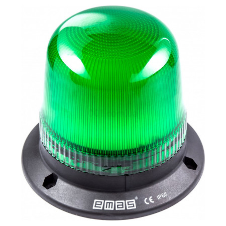 Маяк проблисковий зелений ∅120мм 024 AC/DC, EMAS (IT120G024) фото