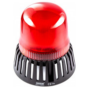 Маяк проблисковий червоний з зумером ∅120мм 24 AC/DC, EMAS міні-фото