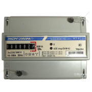 Лічильник електроенергії ЦЭ 6804-U/1 220В (10-100А) 3ф 4пр МР31 (М7 Р31) трифазний однотарифний, Енергоміра міні-фото