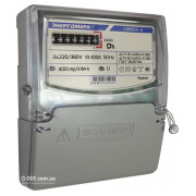 Лічильник електроенергії ЦЭ 6804-U/1 220В (10-100А) 3ф 4пр МР32 трифазний однотарифний, Енергоміра міні-фото