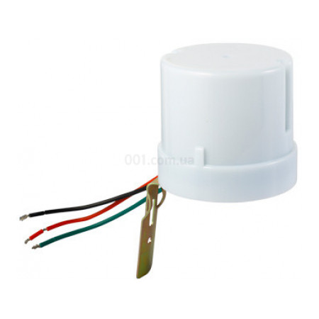 Сутінковий датчик (фотореле) e.sensor.light-conrol.303.white білий, 25А IP44, E.NEXT (s061008) фото
