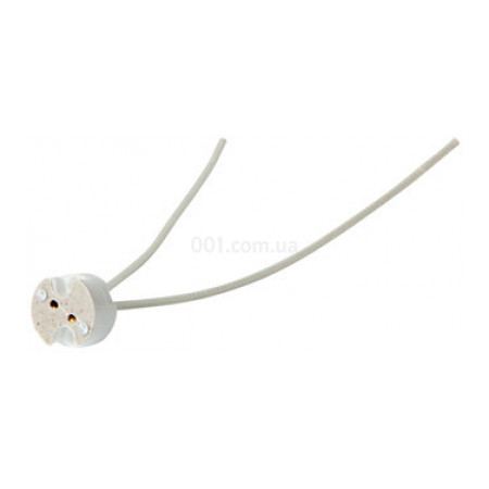 Патрон керамічний G5.3 білий e.lamp socket.G5,3.12cm, E.NEXT (s9100012) фото
