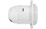Патрон пластиковий E27 з гайкою білий e.lamp socket with nut.E27.pl.white, E.NEXT зображення 3