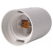 Патрон пластиковий E27 білий e.lamp socket.E27.pl.white, E.NEXT міні-фото