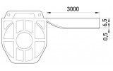 Лента бандажная стальная 6,5×0,50 мм 30м e.steel.band.pro.6,5.50.30, E.NEXT изображение 2 (габаритные размеры)