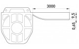 Лента бандажная стальная 9,5×0,65 мм 30м e.steel.band.pro.9,5.65.30, E.NEXT изображение 2 (габаритные размеры)