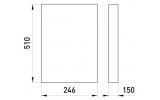 Ящик ЯРП-100А с разрывным рубильником BP32-31B31250 IP31, E.NEXT изображение 6 (габаритные размеры)