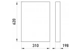 Ящик ЯРП-250А с разрывным рубильником BP32-35B31250 IP31, E.NEXT изображение 6 (габаритные размеры)