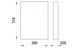 Ящик ЯРП-400А с разрывным рубильником BP32-37B31250 IP54, E.NEXT изображение 6 (габаритные размеры)