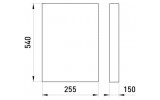 Ящик ЯПРП-100А з перекидним рубильником BP32-31B71250 IP31, E.NEXT зображення 2 (габаритні розміри)