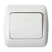 Выключатель одноклавишный лестничный белый e.install.stand.811/2 серия e.standard, E.NEXT мини-фото