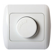 Светорегулятор (диммер) поворотный 600 Вт белый e.install.stand.816-D600 серия e.standard, E.NEXT мини-фото